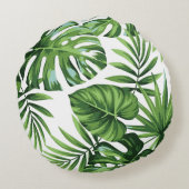 ヤシの葉 ラウンドクッション (裏面)