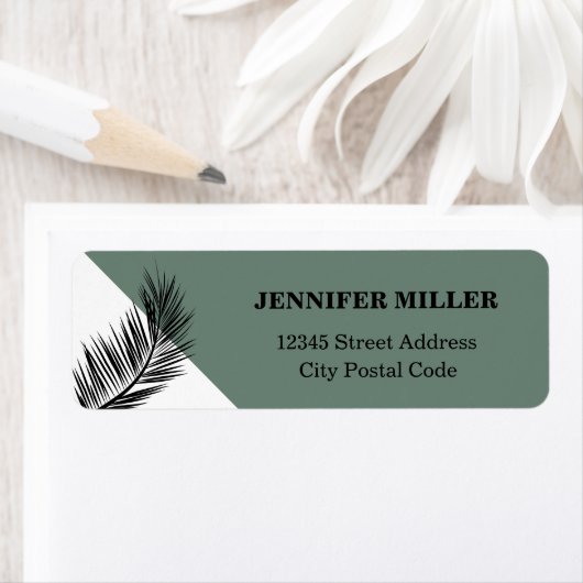 ヤシの葉 ラベル (インサイチュ)