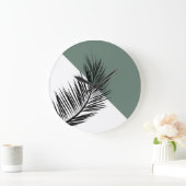 ヤシの葉 ラージ壁時計 (ホーム)