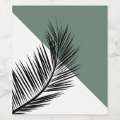 ヤシの葉 ワインラベル (シングルラベル)