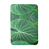 ヤシの葉、熱帯植物、ジャングル熱帯雨林 バスマット (正面縦)