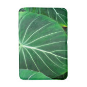 ヤシの葉、熱帯植物、ジャングル熱帯雨林 バスマット (正面縦)