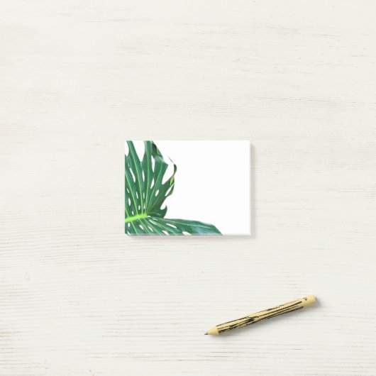 ヤシの葉、熱帯植物、ジャングル熱帯雨林 ポストイット (デスク上)