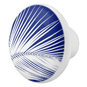 ヤシの葉 – navy blue and white セラミックノブ (右)