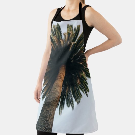 ヤシの虫眼写真 エプロン (インサイチュ)