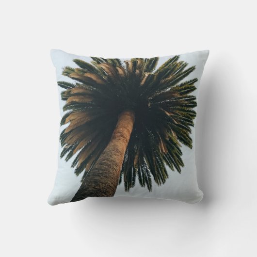 ヤシの虫眼写真 クッション (裏面)