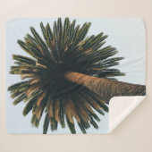 ヤシの虫眼写真 シェルパブランケット (正面(横))