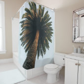 ヤシの虫眼写真 シャワーカーテン (インサイチュ)