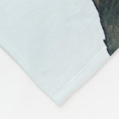 ヤシの虫眼写真 フリースブランケット (角)