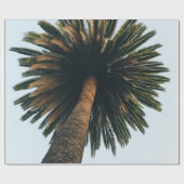 ヤシの虫眼写真 ラッピングペーパー (フラット)