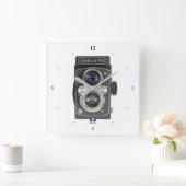 ヤシカマット スクエア壁時計 (ホーム)