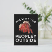 ヤシガニの外は人が出すぎるわ ポストカード (スタンド正面)