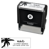 ヤシパーソナライズされたの木 セルフインキングスタンプ (インサイチュ)