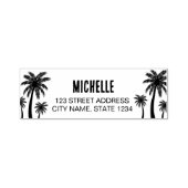 ヤシパーソナライズされたの木 セルフインキングスタンプ (デザイン)