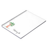 ヤシパーソナライズされたの木 ノートブック (左側)