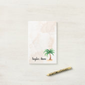 ヤシパーソナライズされたの木 ポストイット (デスク上)