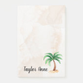 ヤシパーソナライズされたの木 ポストイット (正面)