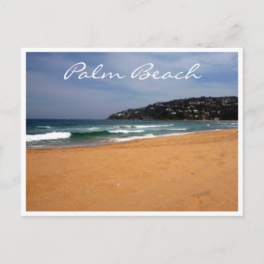 ヤシビーチ砂 ポストカード (正面)