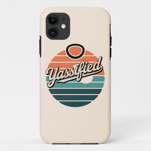 ヤシファイドレトロサンセット Case-Mate iPhoneケース (裏面)