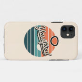 ヤシファイドレトロサンセット Case-Mate iPhoneケース (裏面(横))