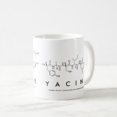 ヤシンペプチド名mug コーヒーマグカップ (正面右)