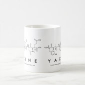 ヤシンペプチド名mug コーヒーマグカップ (中央)