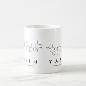 ヤシンペプチド名mug コーヒーマグカップ (中央)