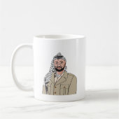 ヤシール・アラファト|のياسرعرفات コーヒーマグカップ (左)