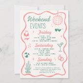 ヤシ春バチェロレッテ 招待状 (裏面)