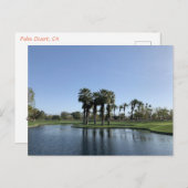 ヤシ砂漠#1 ポストカード (正面/裏面)