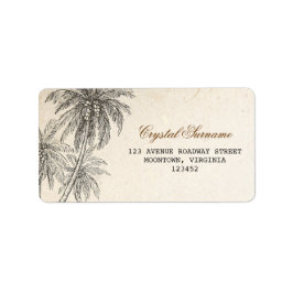 ヤシ結婚住所 シール