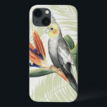 ヤシ葉の iPhone 13ケース<br><div class="desc">パーム葉とブラックバードアーティスト：グレース·ポップ|イメージID:157016GG</div>