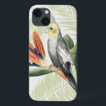 ヤシ葉の iPhone 13ケース<br><div class="desc">パーム葉とブラックバードアーティスト：グレース·ポップ|イメージID:157016GG</div>