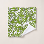 ヤシ葉 バスタオルセット (ウォッシュタオル)