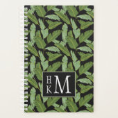 ヤシ葉 |モノグラム プランナー手帳 (正面)