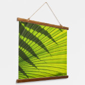 ヤシ葉 吊り下げ型タペストリー (傾斜あり)