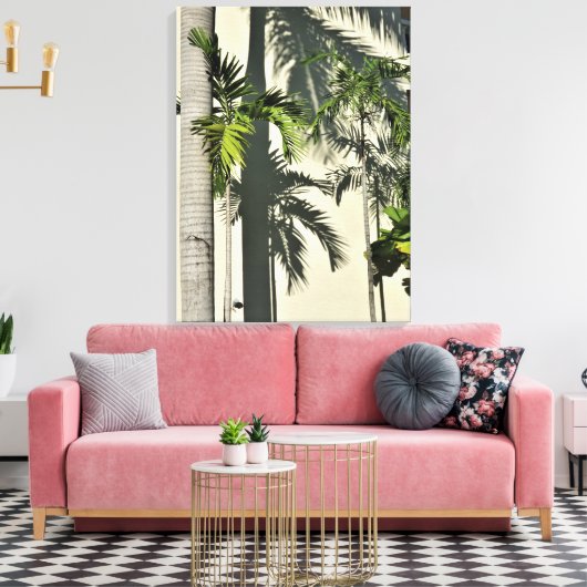 ヤシ キャンバスプリント (インサイチュ (リビング))