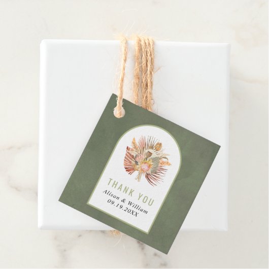 ヤシ、ススキセージ緑ありがとう結婚さん フェイバータグ (インサイチュ)