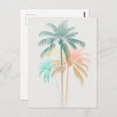 ヤシ ポストカード (正面/裏面)