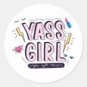 ヤスガール |お得客様 ラウンドシール (正面)