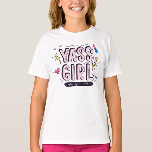 ヤスガール |お得客様 Tシャツ (正面)