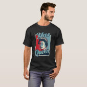 ヤスクイーンクラウンエリザベスIIミーム Tシャツ (正面フル)