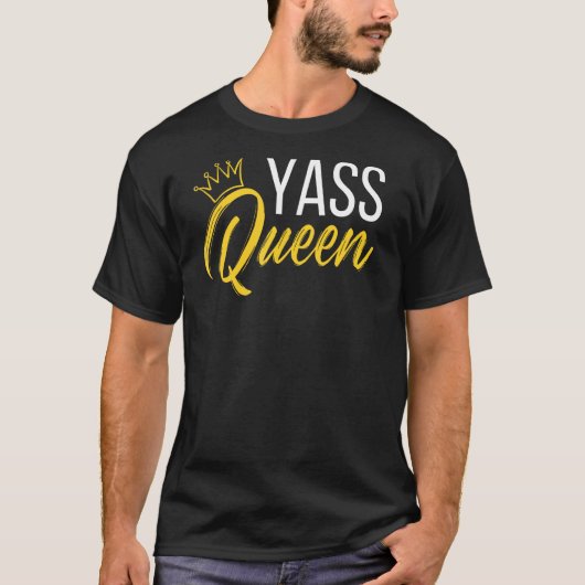 ヤスクイーンドラッグクイーン1 Tシャツ (正面)