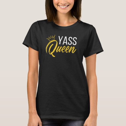 ヤスクイーンドラッグクイーン1 Tシャツ (正面)