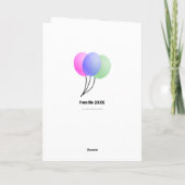 ヤスクイーンハッピーバースデー カード (裏面)