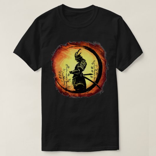 ヤスケ黒人武日本の士武士団日本 Tシャツ (デザイン正面)