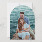 ヤスミンモダンエレガントな結婚式 招待状 (裏面)