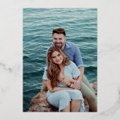 ヤスミンモダンエレガントな結婚式 箔招待状 (裏面)