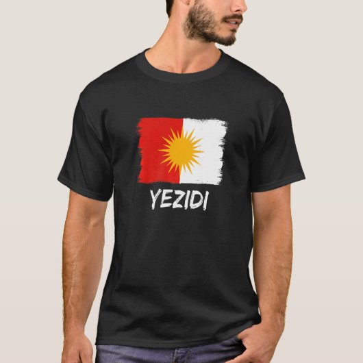ヤズィーディーの旗 エズィディ Tシャツ (正面)