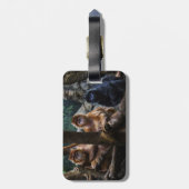 ヤセザル猿 ラゲッジタグ (裏面縦)